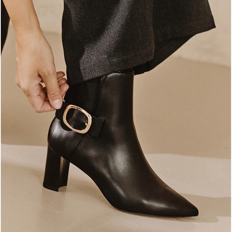 Marco Shoes Eleganta stövlar svart 1