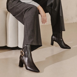 Marco Shoes Eleganta stövlar svart 2