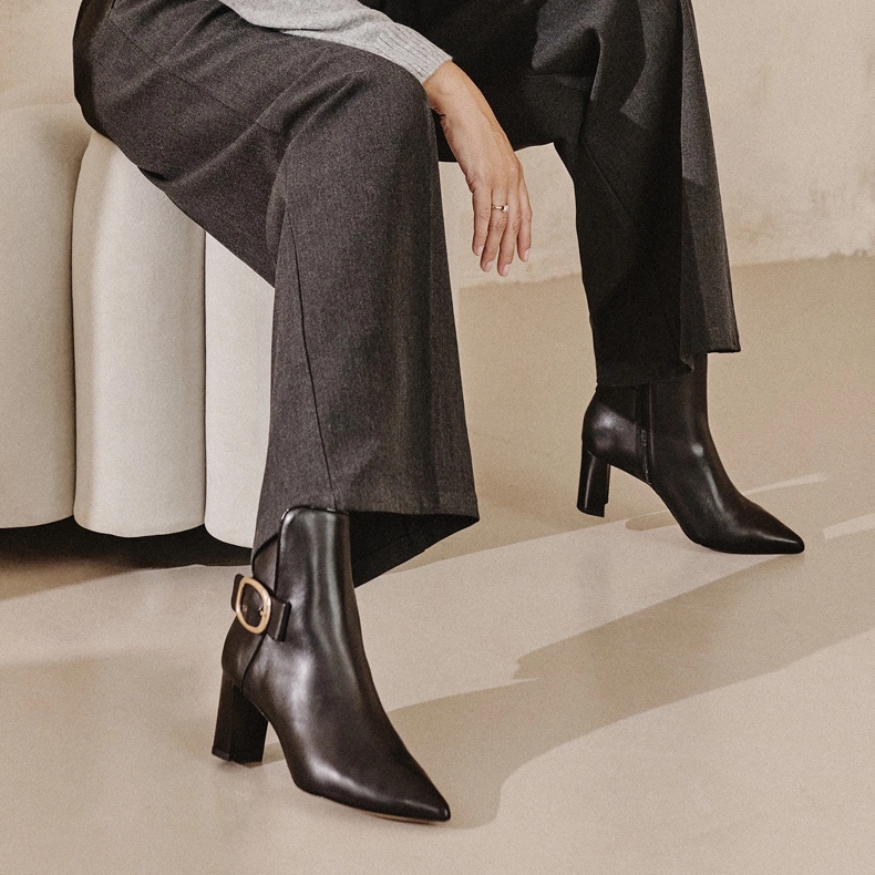 Marco Shoes Eleganta stövlar svart 2