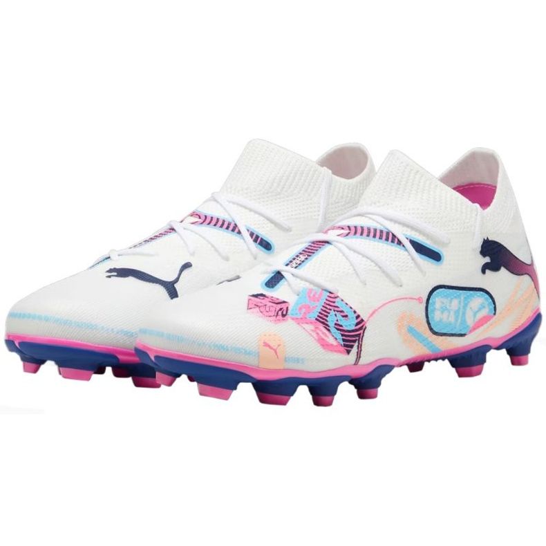 Puma Future 7 Match Vol. Up FG/AG 108076 01 fotbollsskor vit 2