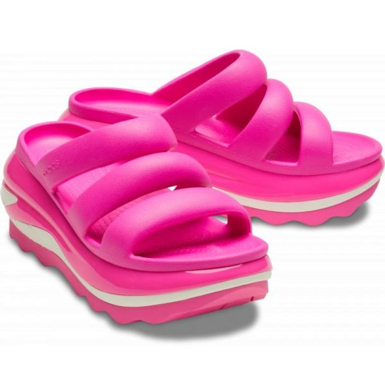 Crocs Mega Crush Triple Strap 209842-6TW flipflops rosa 1