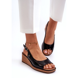 Dampatentsandaler Sergio Leone SK301 Svart 2