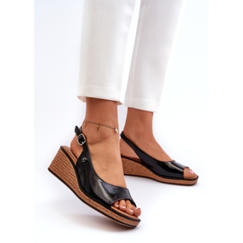 Dampatentsandaler Sergio Leone SK301 Svart 1