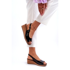 Dampatentsandaler Sergio Leone SK301 Svart 4