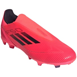 Adidas F50 League Ll FG/MG IE0607 fotbollsskor röd 1