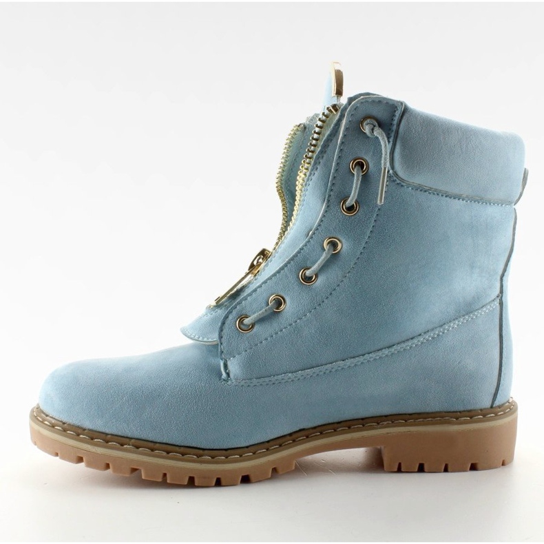 Blå mocka balman skor NC50 L. Blå 2