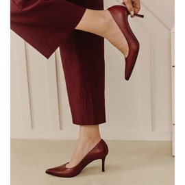 Marco Shoes Eleva höga klackar röd 1