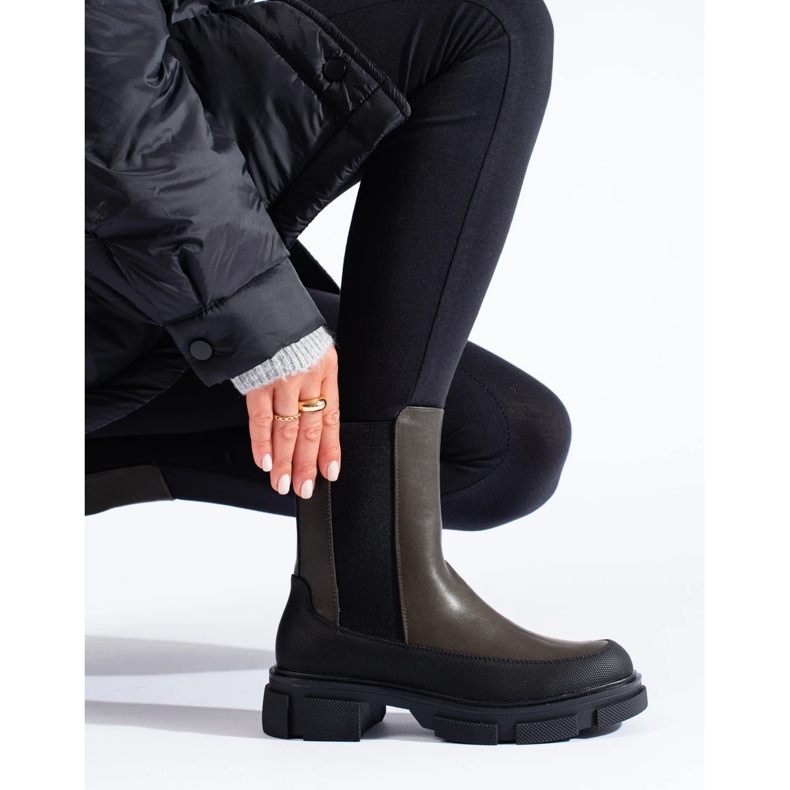 SHELOVET B20 High Slip-on Ankel Boots svart 2