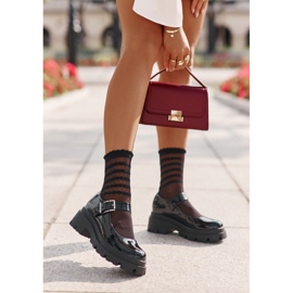 Damlackskor med spänne, Black Plikuria svart 1