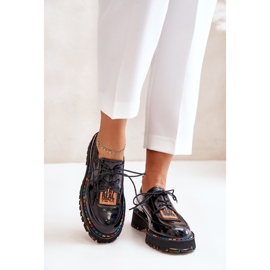 Damskor med snörning Artiker 55C0499 Svart 2