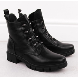 M. DASZYŃSKI Isolerade svarta arbetsstövlar för kvinnor M.Daszyński MR23123 2