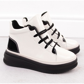 Damisolerade lackstövlar Ekri Artiker 55C1043 beige 2