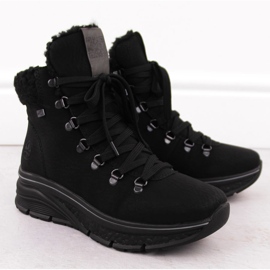 Vattentäta damstövlar, svarta Rieker 48034-00 2