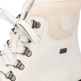 Vattentäta damstövlar i beige Rieker Y3433-60 1