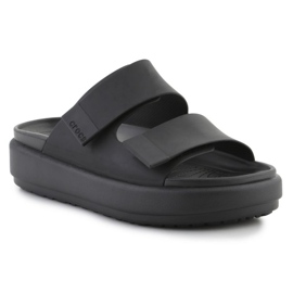 Crocs Brooklyn Luxe Sandal W 209586-060 flipflops svart 1
