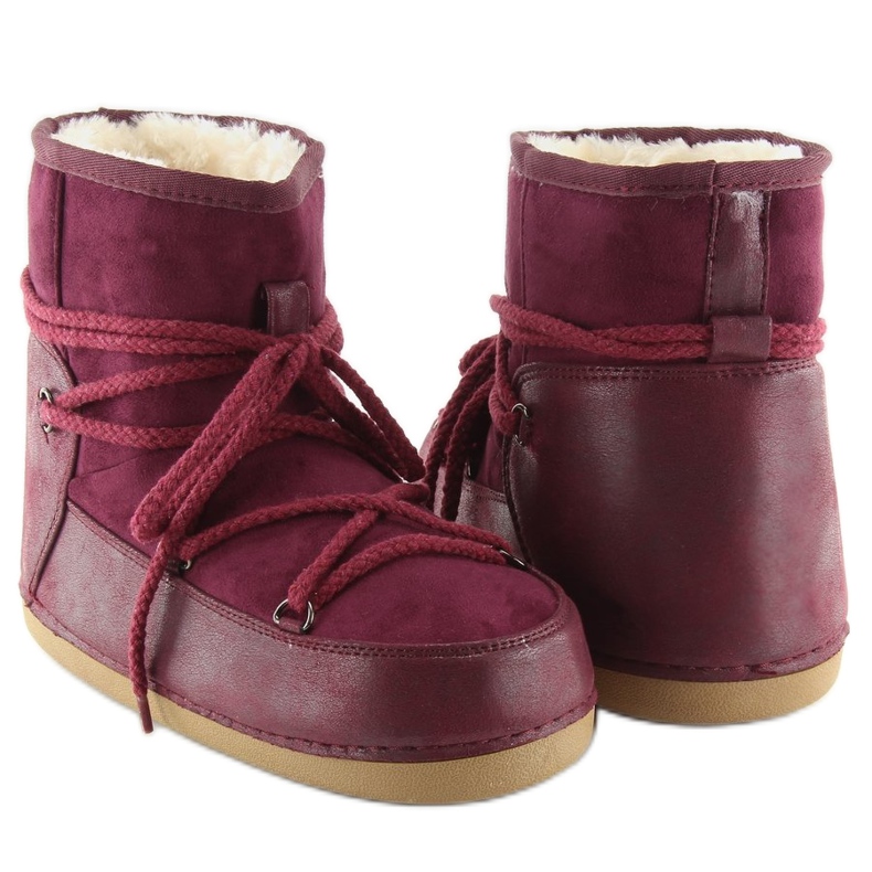 Moon claret snowboots HW9500 bordeaux röd 1