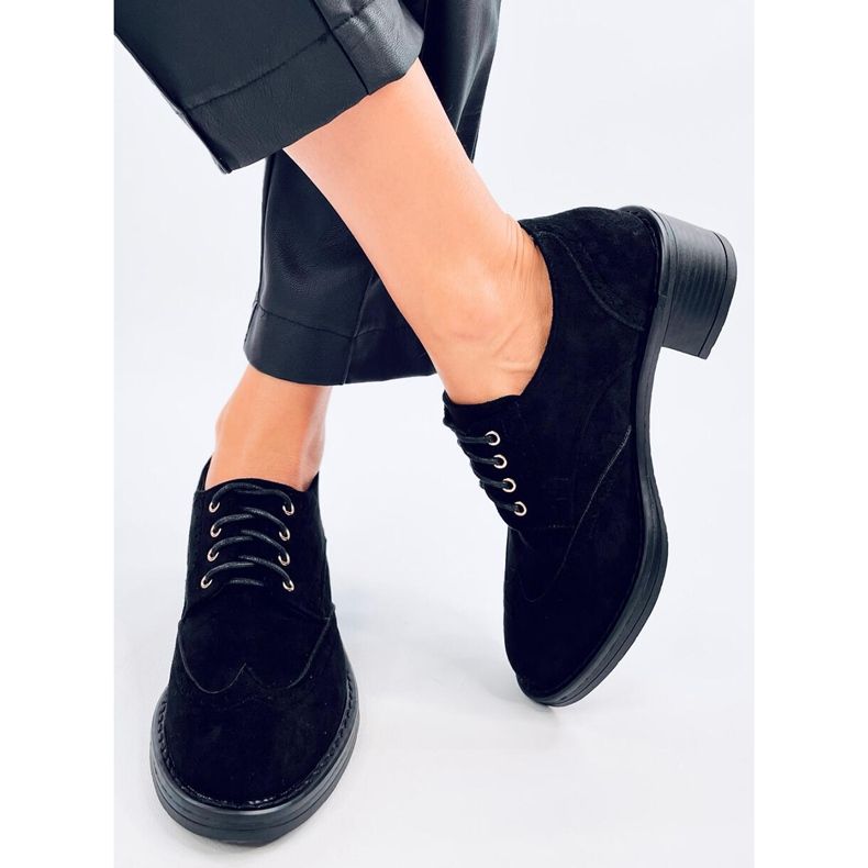 Vedra Black högklackade loafers svart 1