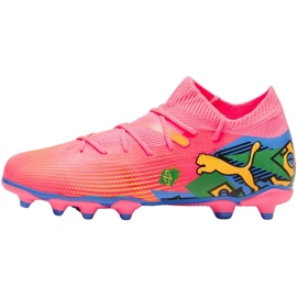 Puma Future 7 Match Njr FG/AG 107841 01 fotbollsskor rosa 1