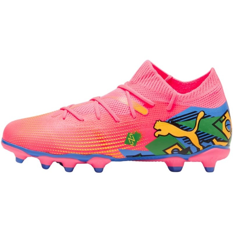 Puma Future 7 Match Njr FG/AG 107841 01 fotbollsskor rosa 1