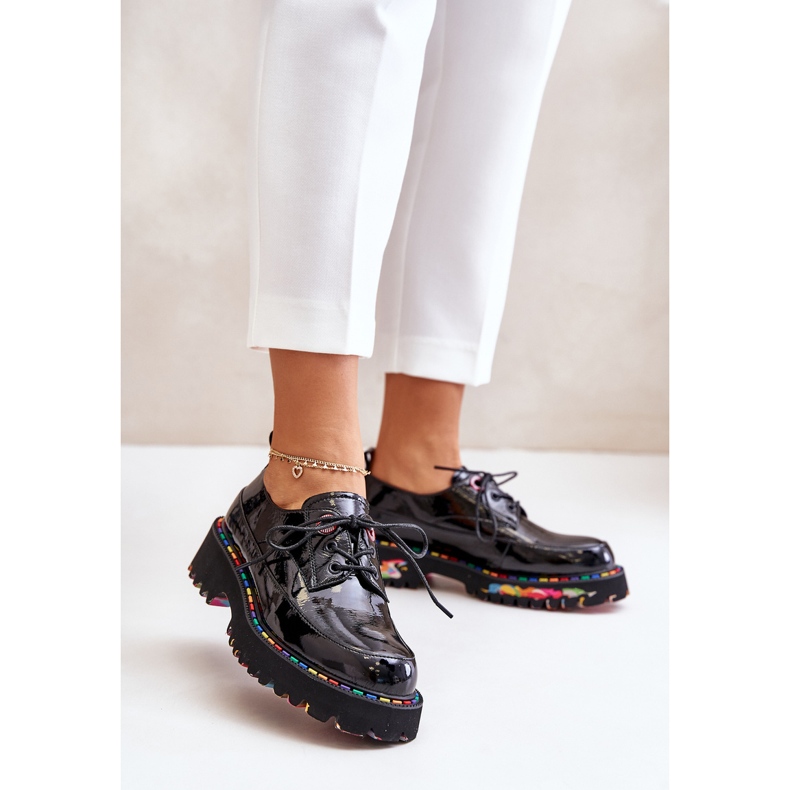 Damskor med snörning Artiker 55C0497 Svart 2