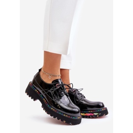 Damskor med snörning Artiker 55C0497 Svart 1