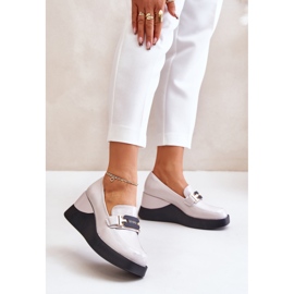 Vinceza 58337 Grå Patent Wedge Mockasiner 2