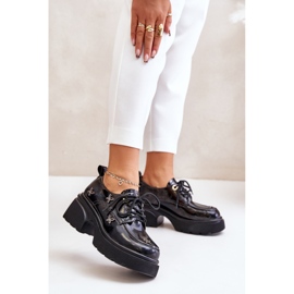 Patentskor för damer med dekorationer Naturläder Artiker 55C0419 Svart 2