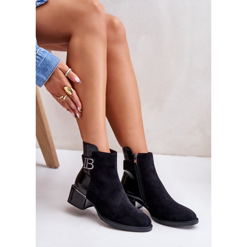 S.Barski Eleganta isolerade högklackade stövlar MR880-040 Svart 2