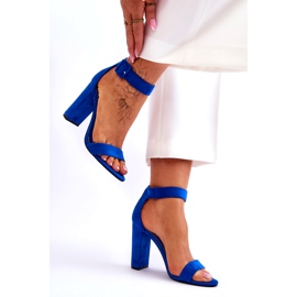 Kvinnors mocka Kvinnors klackar mörkblå 4