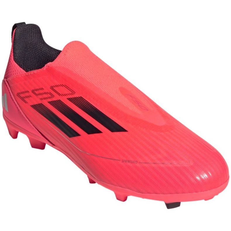 Adidas F50 League Ll FG/MG IF1363 fotbollsskor röd 1