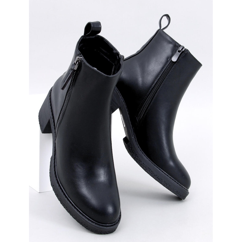 Guire Black fullnarv högklackade ankelstövlar svart 1