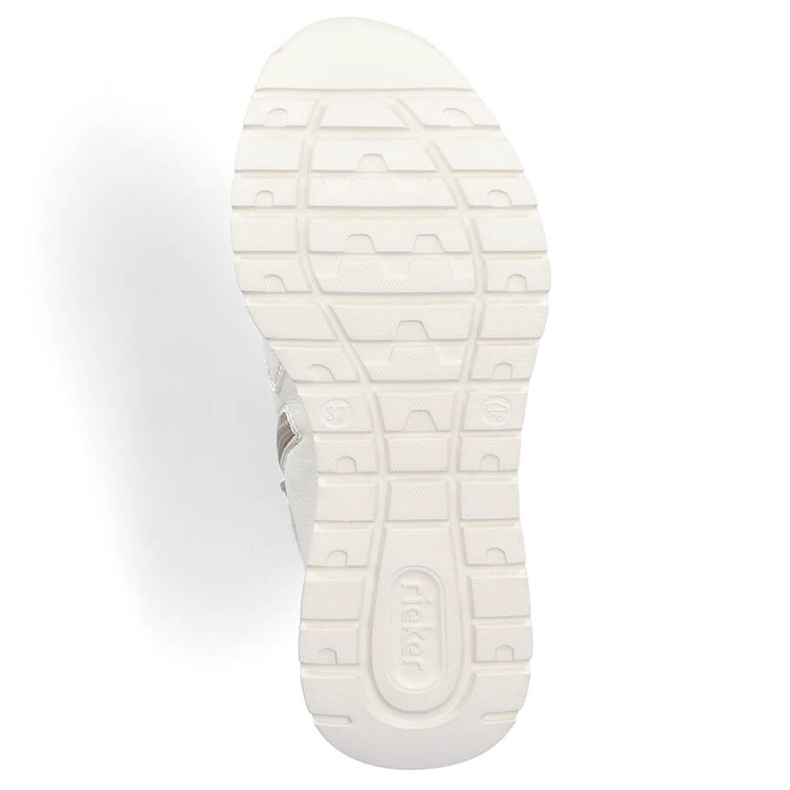 Damisolerade sportstövlar, vita, Rieker M6010-80 2