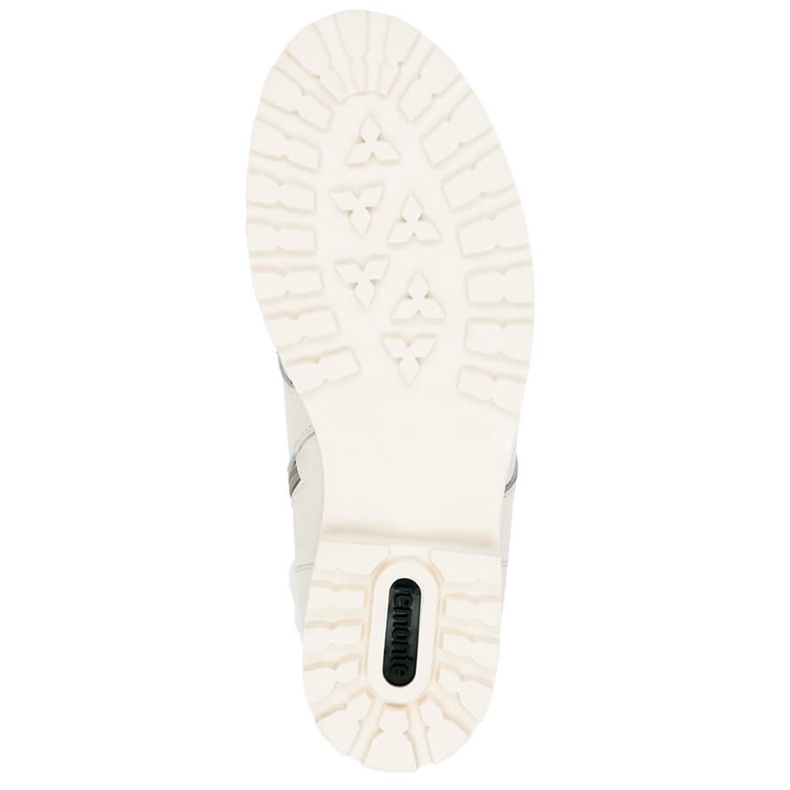 Vattentäta arbetarstövlar i läder, vita Remonte D8481-80 1