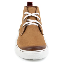 Chukka herrskor i läder KAMPOL 109/410 Sw brun beige 7