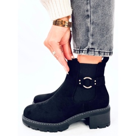 Airon Black lågklackade Chelsea-stövlar svart 1