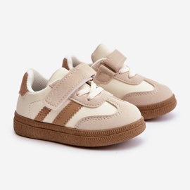 Sneakers med kardborreband för barn Beige Tromella 1