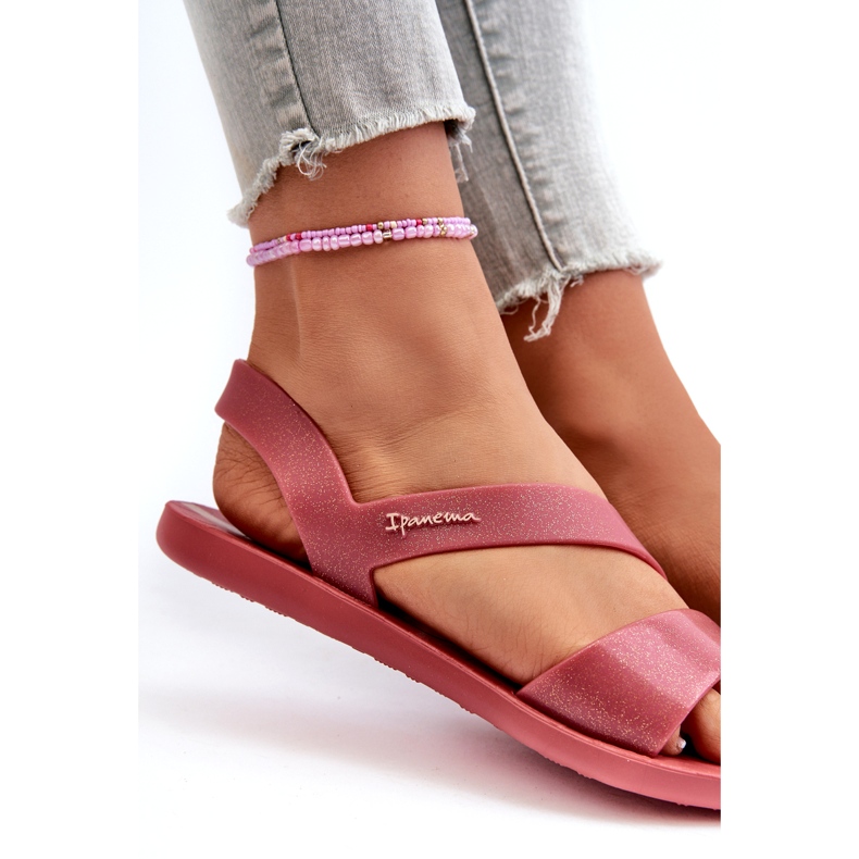 Damsandaler Med Glitter 82429 Ipanema Vibe Sandal Fem Rosa 3