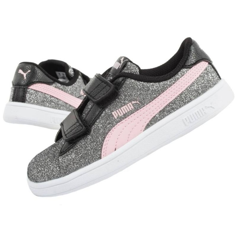 Puma Smash v2 skor 367380 30 grå 1