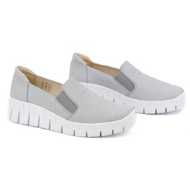 WASAK Women's Leather Sliding Shoes 0721w Blue blå 2