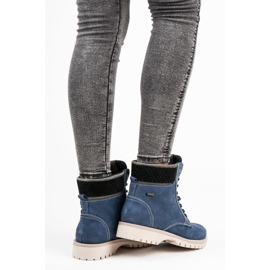 Vinceza-fångare i läder blå 1