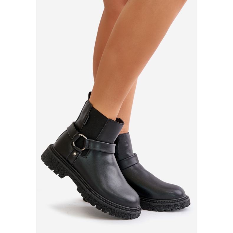 Isolerade Chelsea Boots Med Dragkedja Big Star OO274A128 Svart 1