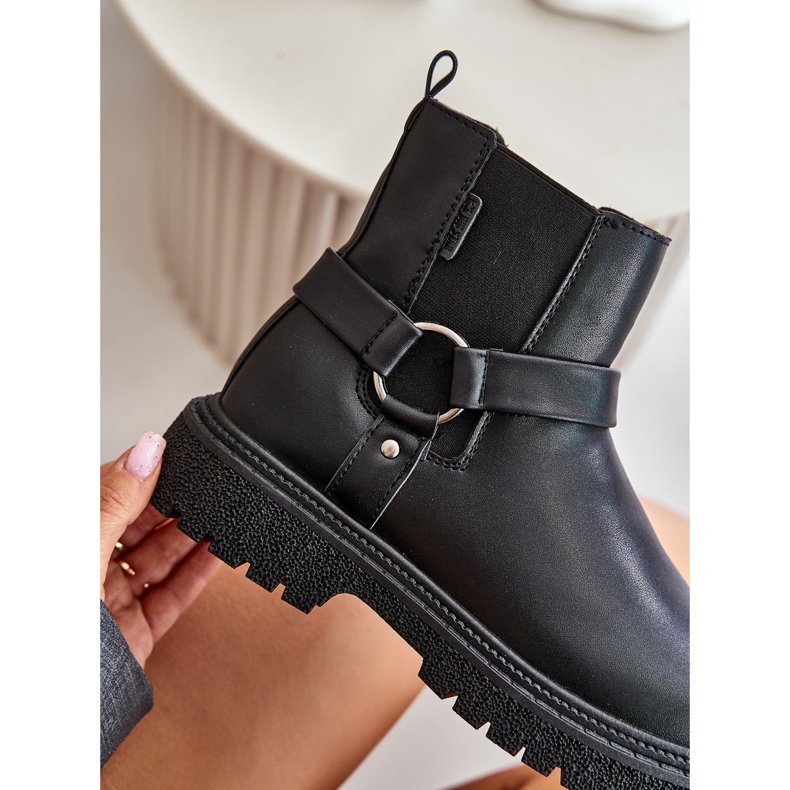 Isolerade Chelsea Boots Med Dragkedja Big Star OO274A128 Svart 2