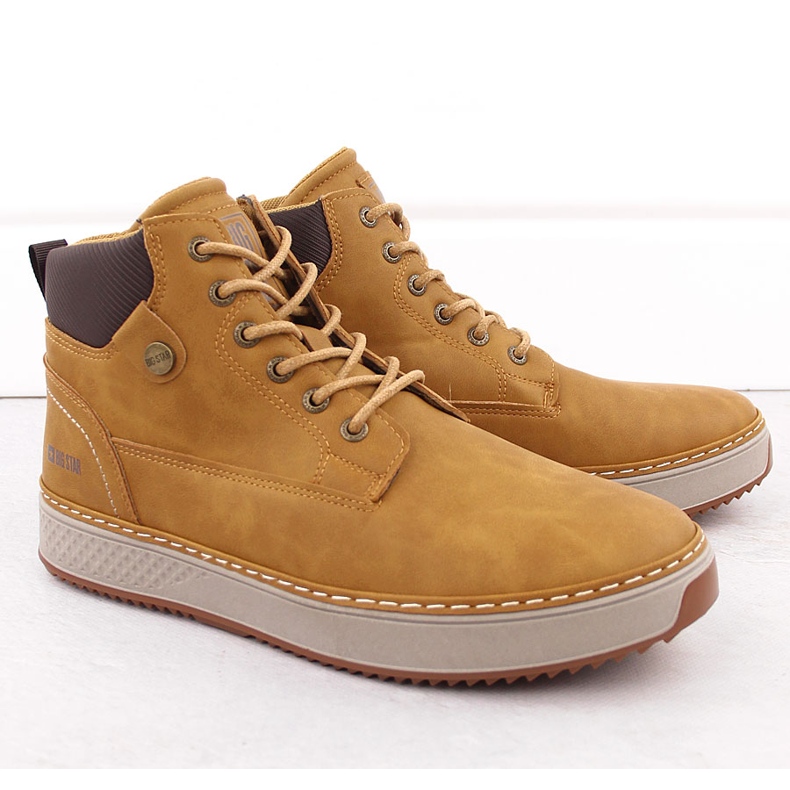 Höga svarta sneakers för män Big Star OO174561 1