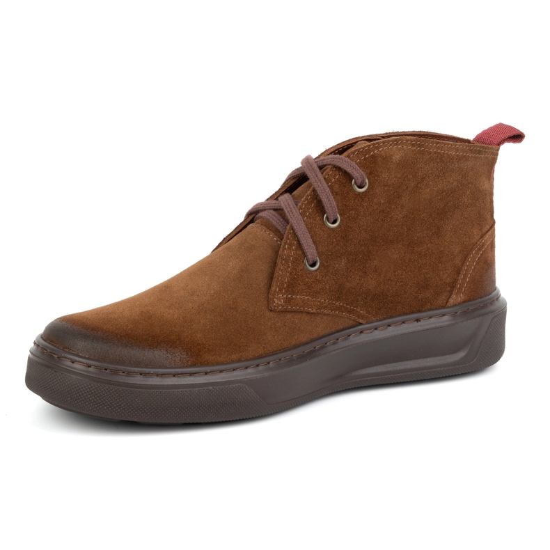 Chukka herrskor i läder KAMPOL 109/804 Sw brun 1