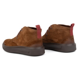 Chukka herrskor i läder KAMPOL 109/804 Sw brun 4