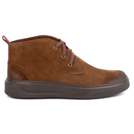 Chukka herrskor i läder KAMPOL 109/804 Sw brun 6