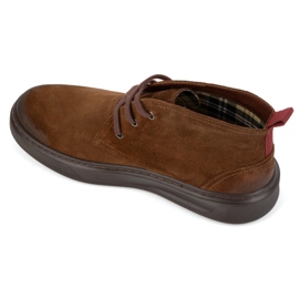 Chukka herrskor i läder KAMPOL 109/804 Sw brun 7