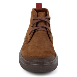 Chukka herrskor i läder KAMPOL 109/804 Sw brun 8