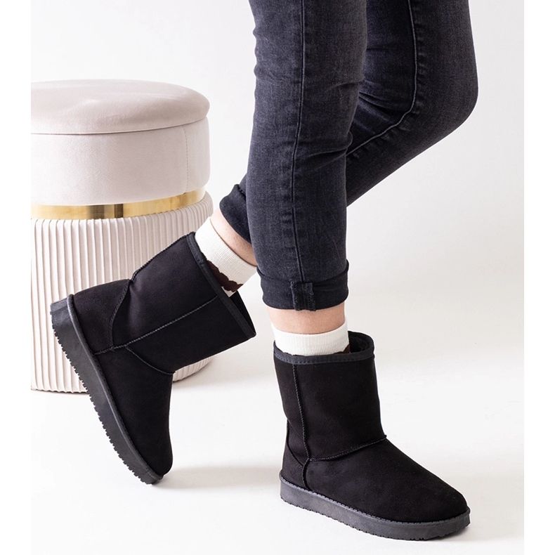 Svarta isolerade klassiska Libero snöstövlar 2