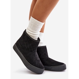 Snöskor med dragkedja isolerade med päls Big Star OO274A522 Svart 1